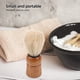 thumbnail image 2 of Brocha de afeitar Retro para Barba, cepillo de espuma con mango de madera para afeitado masculino, cuidado de la barba, afeitado del cabello facial, 2 of 5