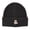 Black, variant on David & Young Teddy Bear Embroidery Ribbed Knit Winter Beanie Hat (Women)