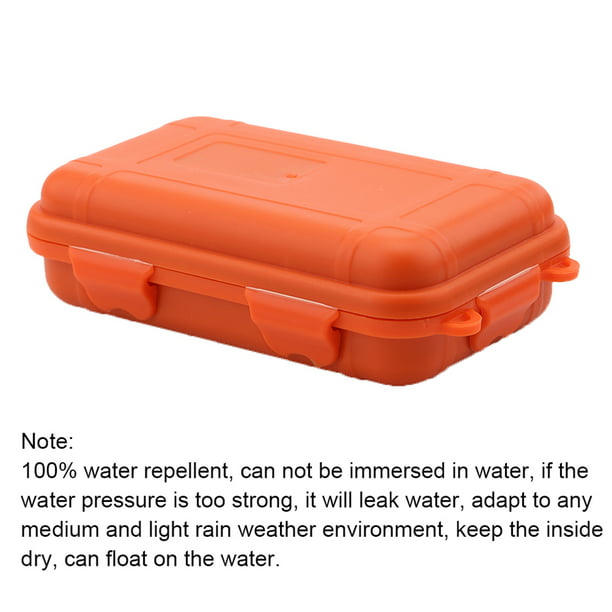 SHENMO Outdoor Survival Shockproof Waterproof Storage Box Sealed Container  Travel Case Orange L