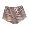 thumbnail image 2 of Ashirexll Plus Size Underwear for Women, Ladies Underwear Panties, Solid Color Lace Seamless High Waist High Elastic Hip Lift Panties, 2 of 4