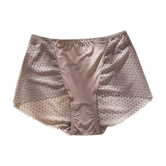 Soki Clearance Underwear for Women Cheeky High Waist High Elasticity Lift Buttocks Briefs