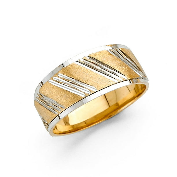 AA Jewels Solid 14k Gold Round