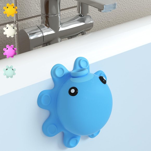Funda de silicona para desagüe para bañera, color azul Roslim