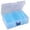 Blue, variant on FXMLRLK Small Bead Organizers, 15 Pieces Plastic Storage Cases Mini Clear Bead Storage Containers Transparent Boxes with Hinged Lid and Rectangle Clear Craft Supply Case(Blue)