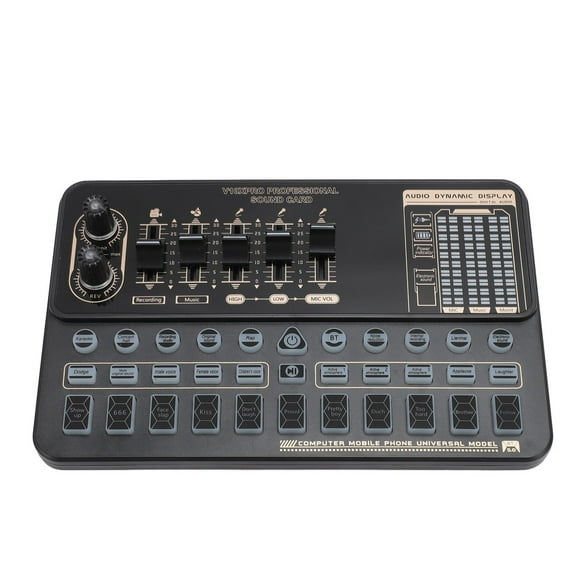 Sound Card,  Accompaniment Voice Changer  for Live Streaming