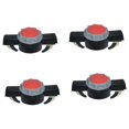 thumbnail image 4 of 4 Abrazaderas para Portaequipajes de Techo de Coche, Herrajes de Montaje Negros para Cajas de Techo de Autocaravana, Clips de Hebilla para Bolsas de E, 4 of 8