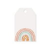 Pack of 50, Rainbow Printed Gift Tags 2-1/4x3-1/2" for Celebration, Party, Holiday, Birthday and Events, Made in USA