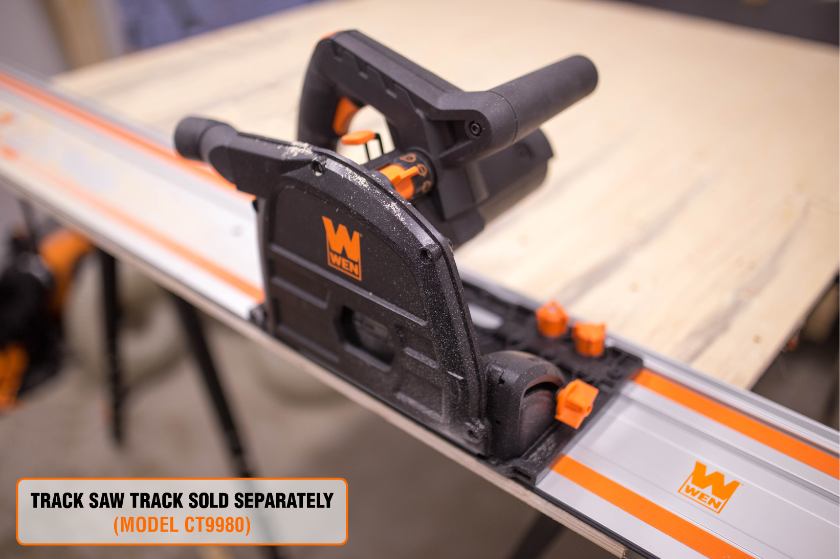WEN 10-Amp 6.5-Inch Plunge Cut Sidewinder Track Saw photo 2
