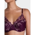 thumbnail image 4 of Joyspun Women's Floral Embroidered High Apex Plunge Bra, Sizes 36B-40DDD, 4 of 6