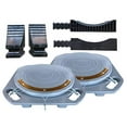 thumbnail image 1 of Zackman Scientific Wheel Alignment Tool Turn Plates, Turnable with 4 Ton Capacity, Free Transition Bridges & Thrust Blocks Inclusive (Pair), 1 of 7