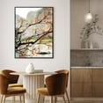 thumbnail image 4 of Japanese Scenery Art Floral Print Ink Painting Boat Bird Canvas Posters Asian Decor Japanese Wall Art for Living Room Bedroom Decoration, 4 of 6