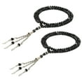 thumbnail image 2 of Rosary Necklace, Beads Rosary Mini Exquisite Sturdy Durable Fine Workmanship  For Gift For Daily Use Black, 2 of 8