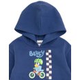 thumbnail image 3 of Bluey Toddler Boys Fleece Hangdown Hoodie 2T, 3 of 5