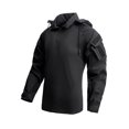 thumbnail image 2 of pstuiky camisa de manga larga para hombre, Camiseta deportiva de manga corta con cuello alto para hombre, color liso, para entrenamiento al aire libre Tops casuales para hombres xxl, 2 of 8