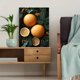 thumbnail image 5 of Qisvanset 12x16 Inch Citrus Berry Holiday Canvas Wall Art, Seasonal Orange Evergreen Rustic Winter Home Decor, 5 of 8