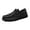 Black, variant on Men's Casual Canvas Shoes For Comfortable On Driving Loafers Canvas Sneakers For Everyday Wear
