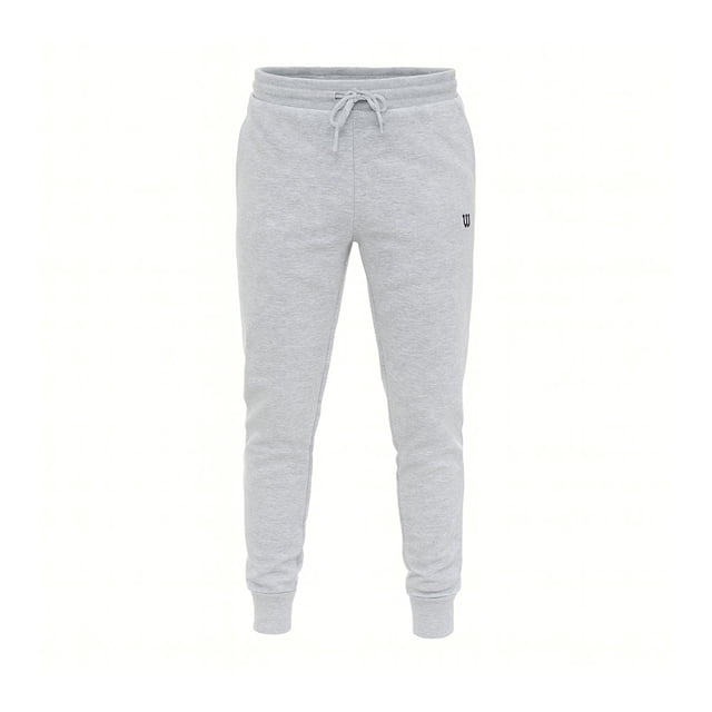 Pantalón Deportivo Wilson para Hombre Jogger French Terry Color Gris Claro Talla EG