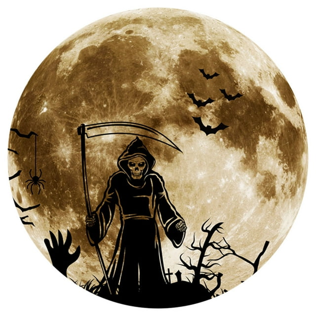 Pegatinas de pared luminosas extraíbles que brillan en la oscuridad para Halloween, fiestas y festivales. parca