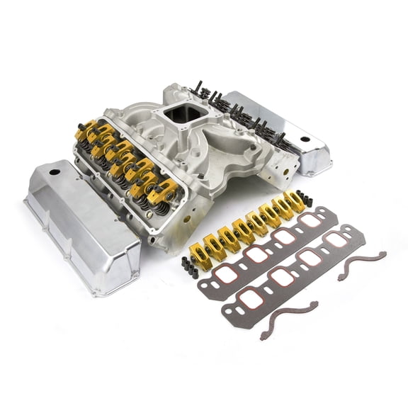 Speedmaster PCE435.1040 Compatible with Ford 302 351C Cleveland Hyd FT Cylinder Head Top End Engine Combo Kit