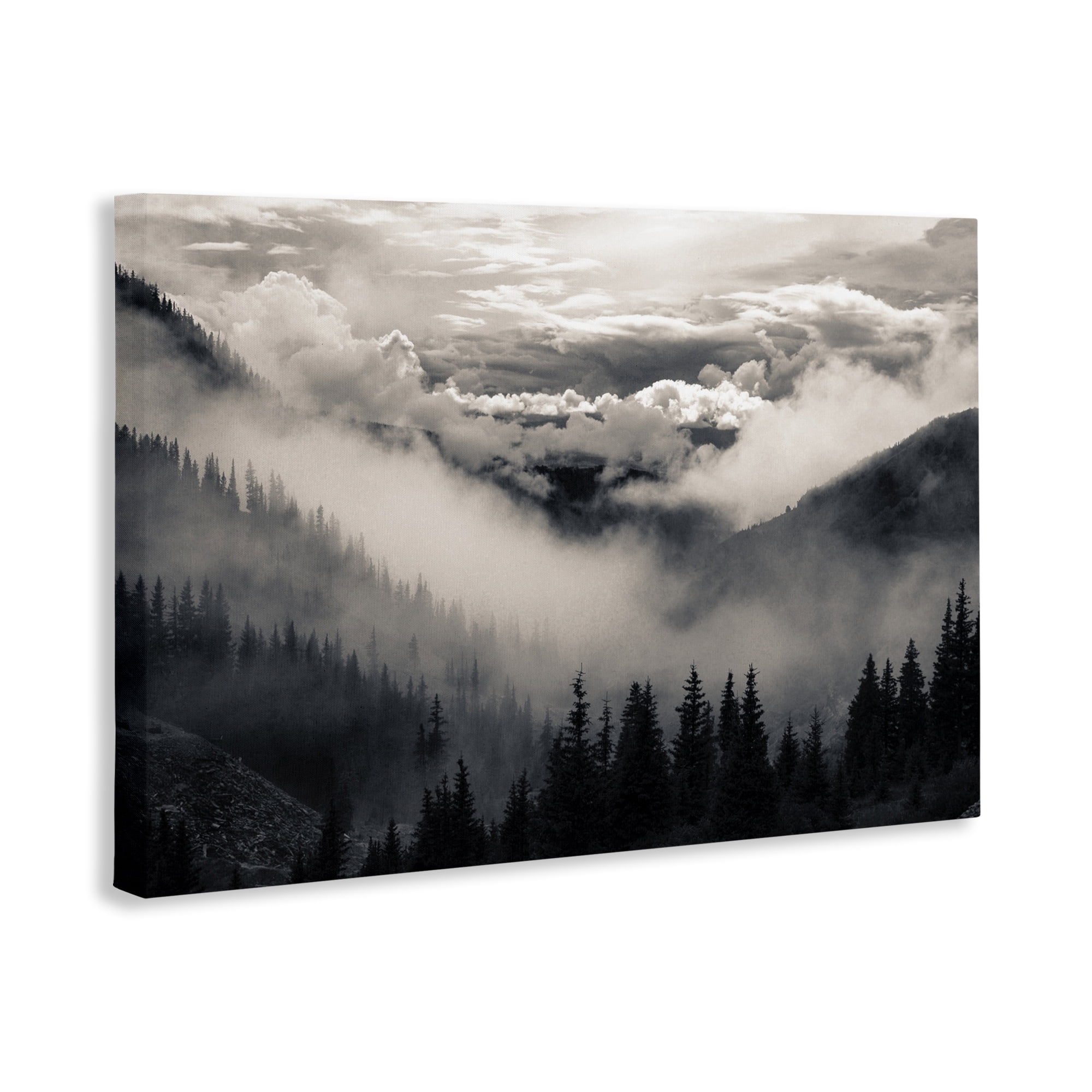 Billowing Fog Atmosphere Canvas Wall Art, design by Decent Exposures