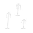 thumbnail image 2 of Candelabro de pilar, soportes de vela de pilar para fiesta, sala de estar, comedor, decoración de velas para el hogar, candelabros de pilar de boda 3 piezas grandes, 2 of 9