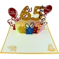 thumbnail image 3 of iGifts And Cards Happy 65th Birthday With Lots of Presents 3D Pop Up Greeting Card - Sixty-Five, Awesome, Cute, Fun, Unique, Special Occasion, Celebration, Husband, Wife, Best Friend, Congratulations, 3 of 5