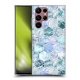 thumbnail image 1 of Head Case Designs Officially Licensed Micklyn Le Feuvre Marble Patterns Ice Blue And Jade Stone And Hexagon Tiles Gel Case Compatible with Samsung Galaxy S22 Ultra 5G, 1 of 7
