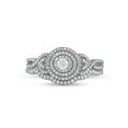 thumbnail image 5 of Imperial 1/2Ct TDW Diamond 10kWhite Triple Halo Bridal Set (H-I, I2), 5 of 6