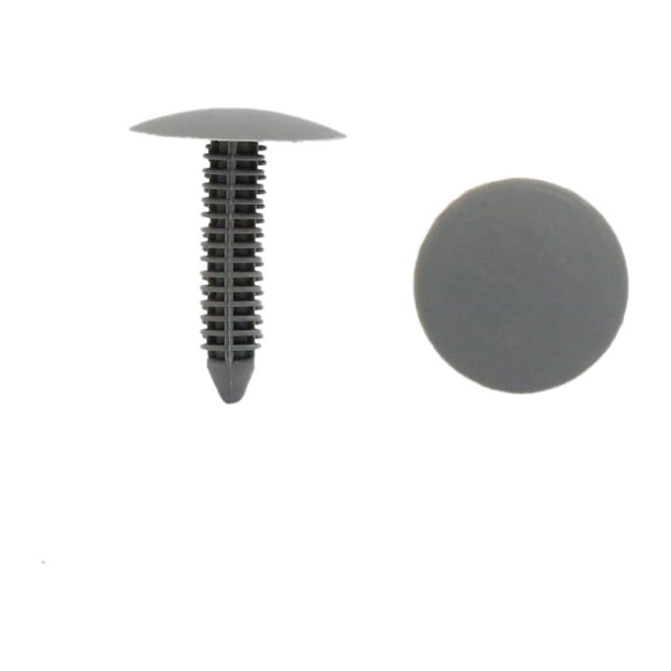 30Pcs 7x25x33mm Grapas Vehículo Puerta Salpicadero Clips Remaches de Plástico Gris