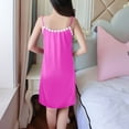 thumbnail image 4 of HomeGardon Nightgowns for Women,Summer Dresses Fashion Women V-Neck Casual Solid Sleeveless Sleepshirts Dress, 4 of 5