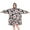Black Daisy Flower, variant on Teal Daisy Flower Big Blooms Pattern Wearable Oversized Blanket,Wearable Blanket Hoodie for Adults,Cozy Hooded Blankets with Super Pockets,Super Warm Fuzzy Pullover for Women & Men