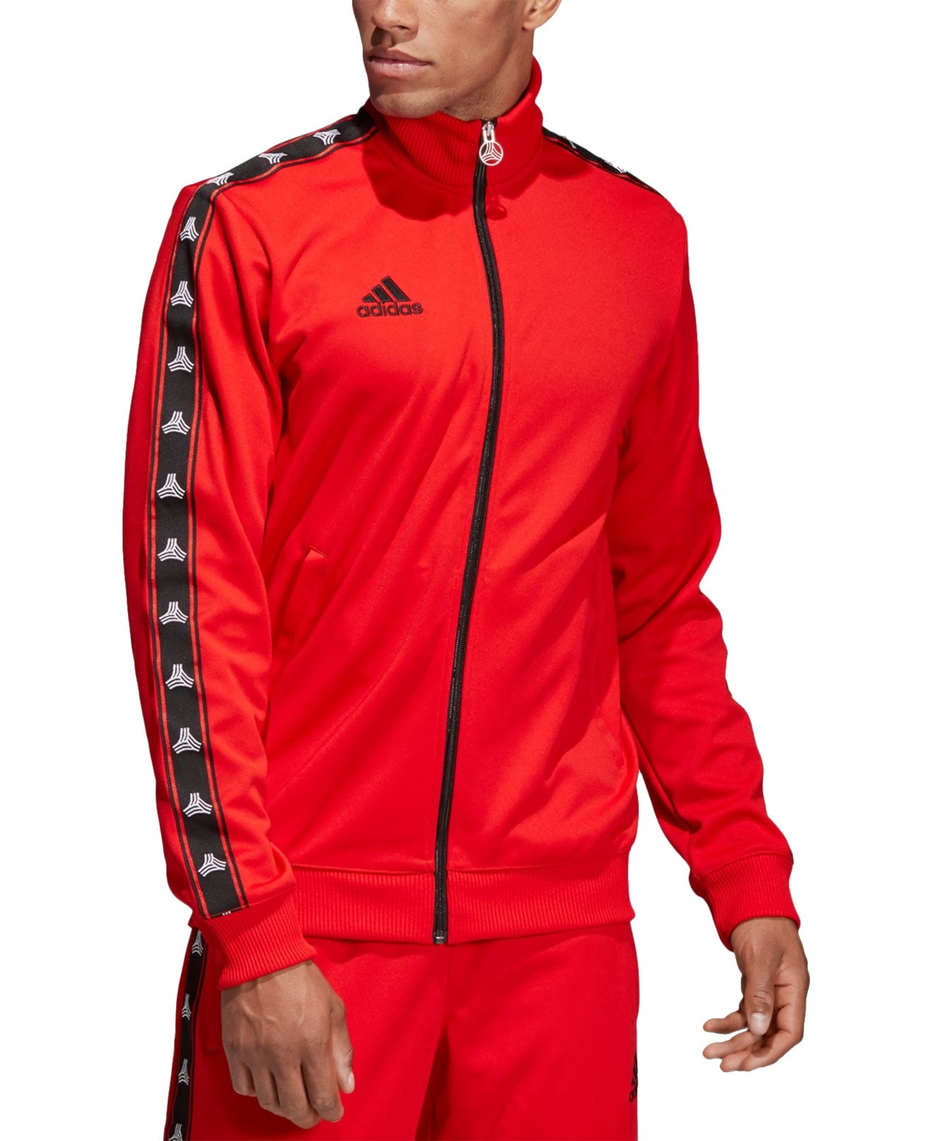 Download Adidas Coats & Jackets - Mens Jacket Tango Full-Zip Mock-Neck Taped Track 2XL - Walmart.com ...