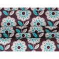 thumbnail image 4 of oneOone Velvet Maroon Fabric Florals Sewing Material Print Fabric By The Yard 58 Inch Wide, 4 of 4