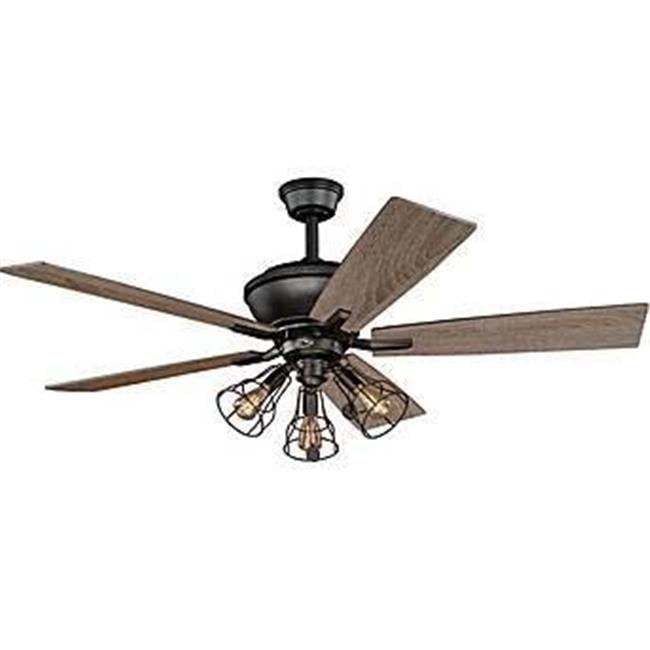 Vaxcel International F0042 52 in. Clybourn Ceiling Fan, Bronze Vaxcel International F0042 52 in. Clybourn Ceiling Fan, Bronze