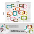thumbnail image 6 of LALILO 4 Pcs Aqua Green Tapestry Colorful Spot Wall Hanging for Living Room Tablecloth Dorm 80"x60", 6 of 6