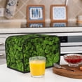 thumbnail image 6 of Daiia Tiny Green Fern Leaves Pattern 2 slice Toaster Cover, Toaster Appliance Dust-proof Cover For Kitchen Small Appliance Dust Cover and Fingerprint Protection, 6 of 7