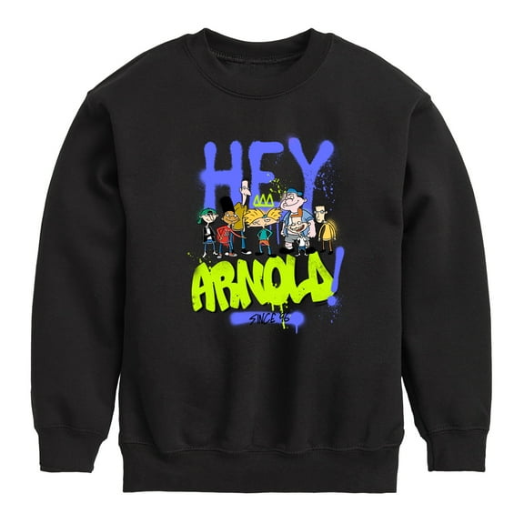 Hey Arnold! - Retro Arnold Since 96 - Toddler And Youth Crewneck Fleece Sweatshirt
