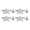 thumbnail image 1 of 10Pcs Metal Rivets, Cute Star Shaped Nailheads Rivets with 7mm PH Screws for Shoes Bags Clothing Decoration, 1 of 7