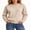 Beige, variant on SYMOID Womens Christmas Sweater Snowflake Fair Isle Crewneck Long Sleeve Knit Pullover Holiday Party Winter Red,Size L