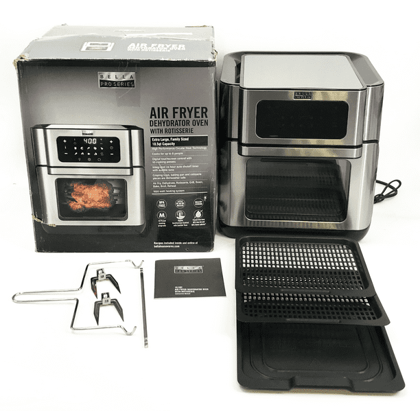 Bella Pro Series 10.5 qt. Digital Air Fryer Black/Stainless Steel