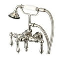 thumbnail image 4 of Water Creation Vintage Classic F6-0017 Wall Mount Tub Faucet with Down Spout, 4 of 5