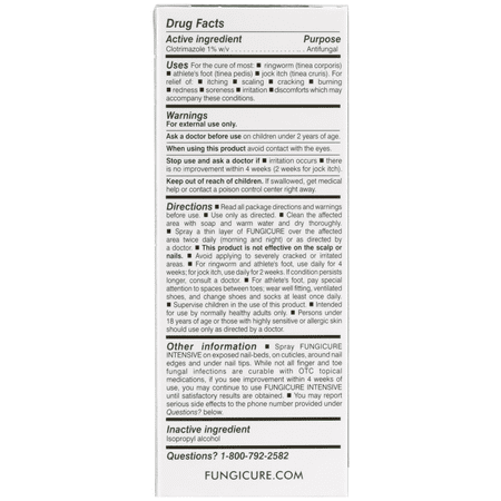 Fungicure Intensive Spray Anti-Fungal Treatment, 2 fl oz, 1 Pack