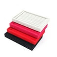 thumbnail image 2 of Jewelry Storage Box Home Bathroom Bracelet Necklace Bangle Container Hand Jewellery Organizing 8Tray Display Container Holder for Red, 2 of 9