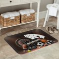thumbnail image 7 of Sikiie Casino And Sports Print Flannel Anti-slip Floor Mat 16x24in, Thickened Dustproof Entrance Door Mat Floor Mat for Kitchen, Bathroom, Laundry Room, 7 of 7