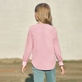 thumbnail image 3 of Kiijoy Teen Girls Long Sleeve T-Shirt Solid Casual Soft Undershirt Tshirt, Sizes 13-14, 3 of 3