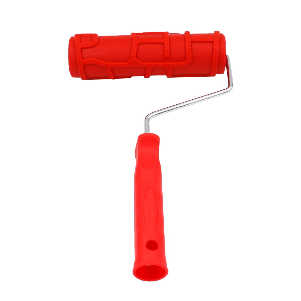 Wall Texture Tool Emboss Paint Roller Brush Sleeve with Handle 09