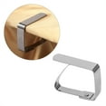 thumbnail image 4 of Stainless Steel Desk Cloth Cover Silver Tablecloth Clamps, 4 of 5