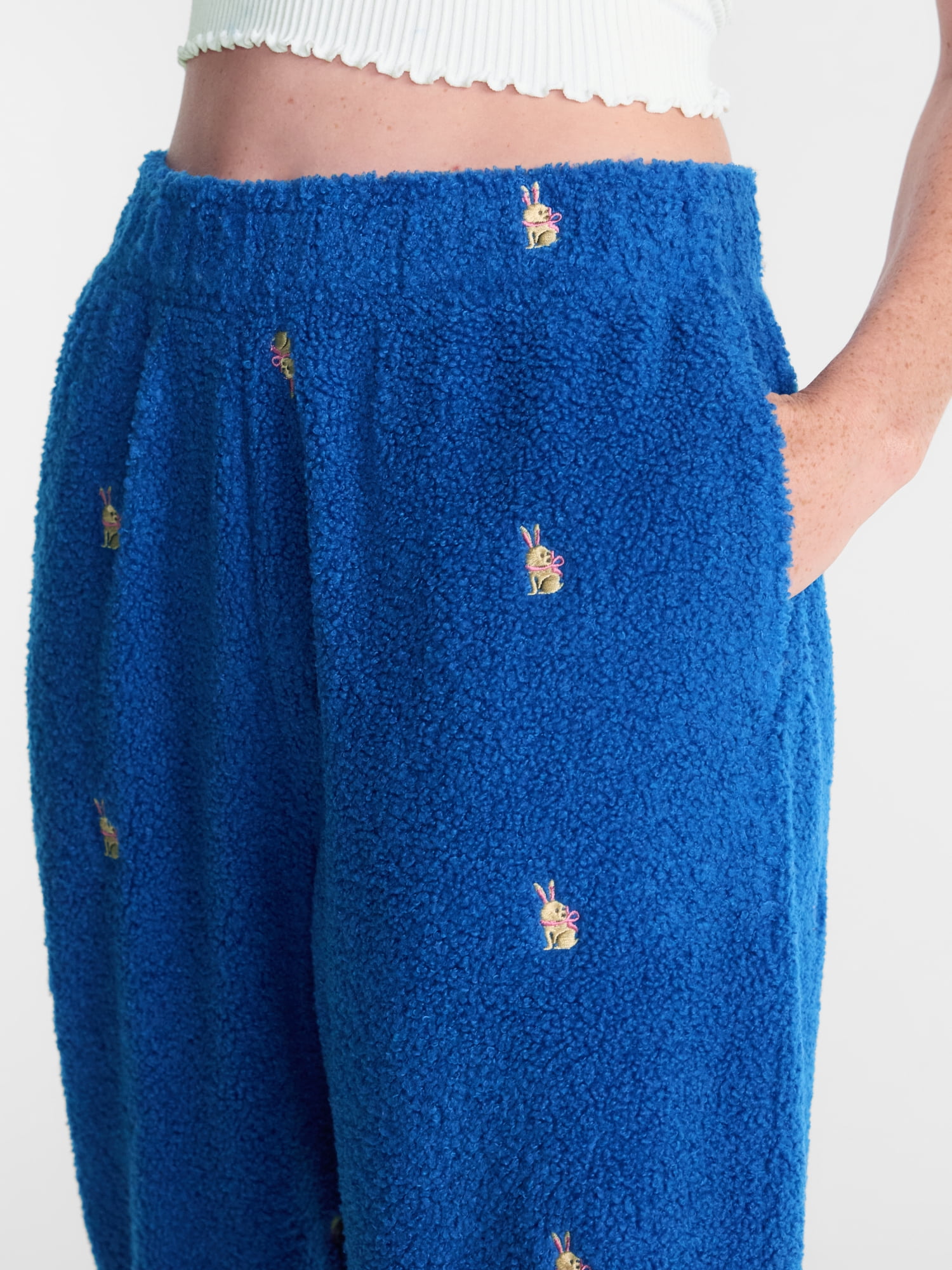 No Boundaries Cozy Teddy Joggers, 29.5'' Inseam, Women's XS-2X