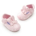 thumbnail image 3 of Baby Girls PU Leather Crib Shoes Infants Anti-Slip First Walking Shoes 0-18 Months, 3 of 6