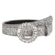 thumbnail image 2 of Cinturón con diamantes de imitación Yinane para mujer ajustable de cuero PU, 2 of 8